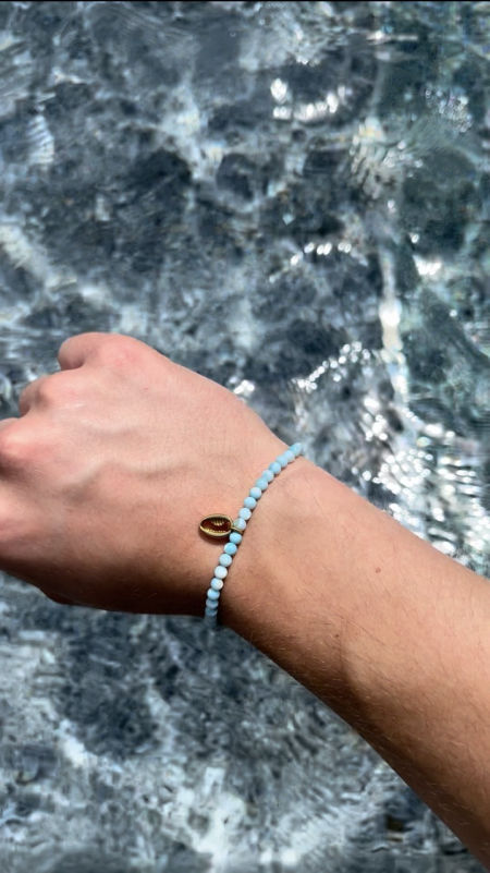 BRANSOLETKA BLUE SHELL